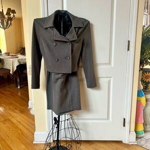 Grace Elements Gray Knit Two-Piece Set